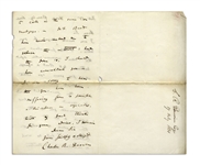 Charles Darwin Autograph Letter Signed With His Full Name, ''Charles R. Darwin'' in 1861 -- ''...I am sorry to hear that you have been suffering from so painful a disorder as erysipelas...''